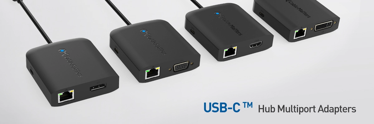 Connect More with Cable Matters USB-C Hub Multiport Adapters